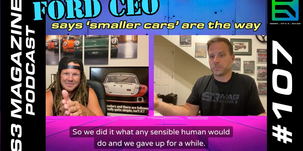 Ford CEO says smaller cars are the way – ya think?