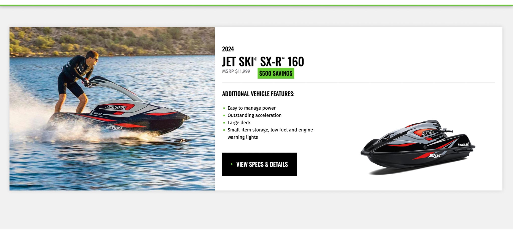 Kawasaki SX-R jet ski