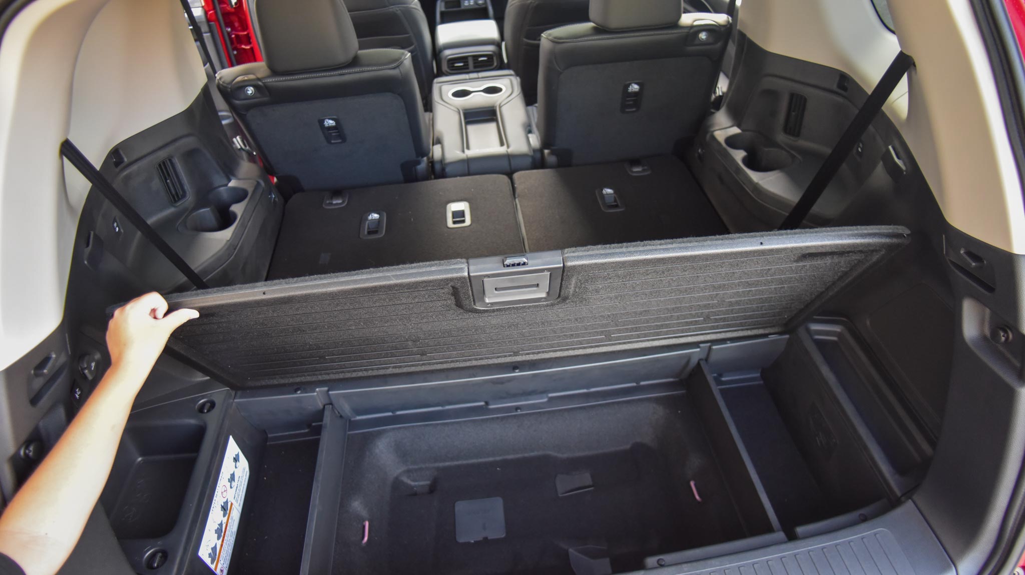 Honda pilot 3rd row storage