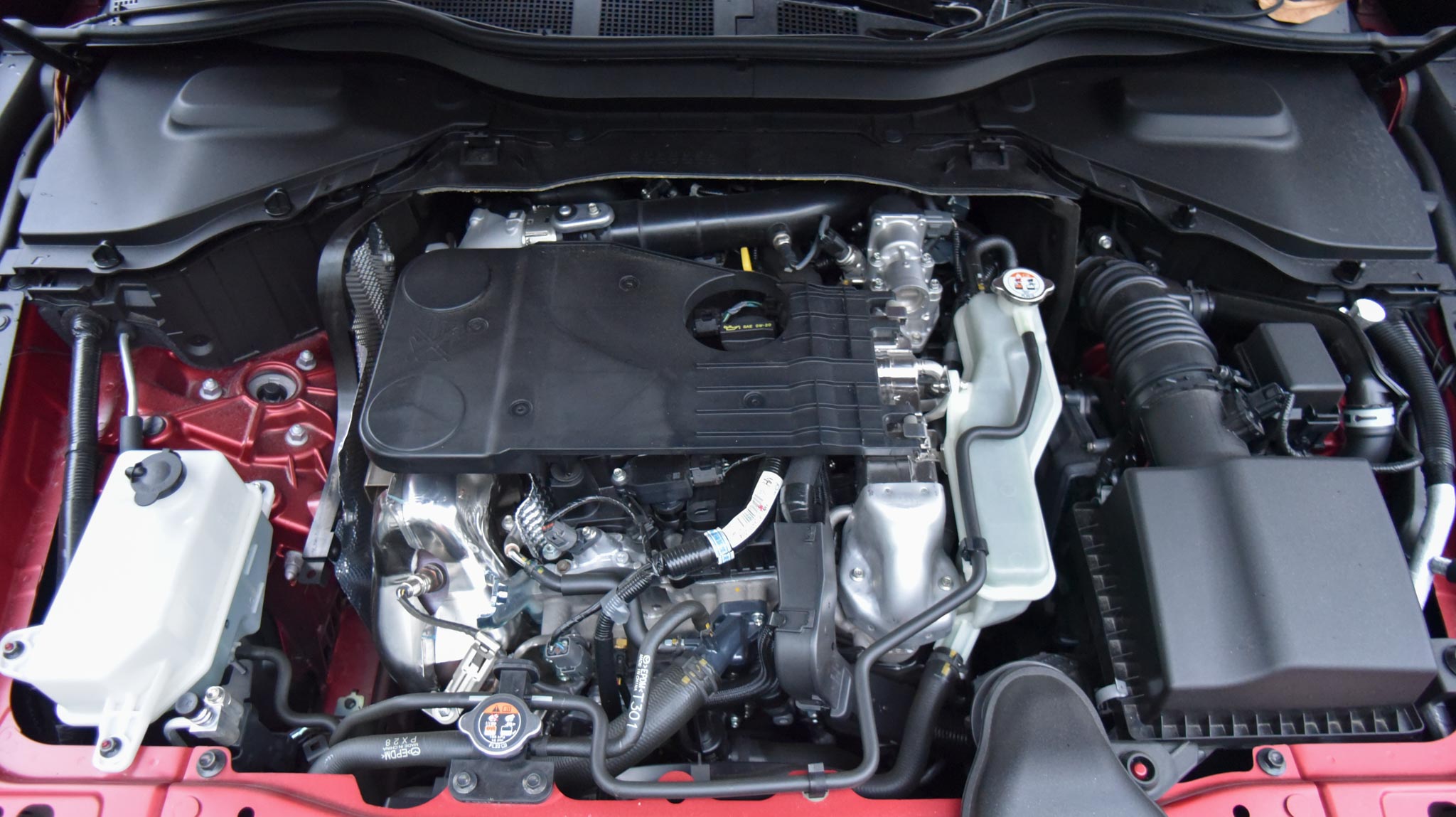 Mazda CX-70 3.3 inline 6 turbo engine with mild hybrid