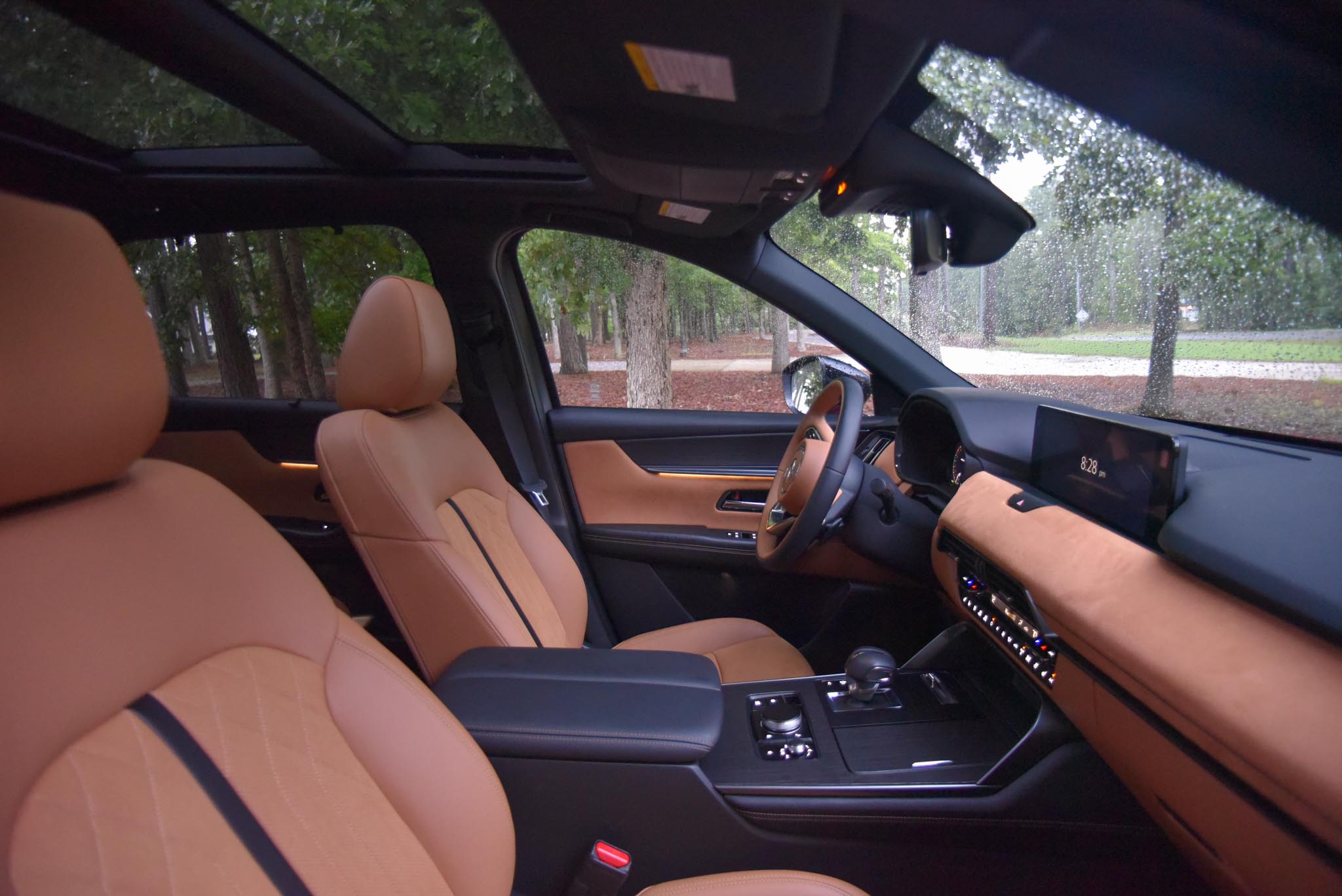 Mazda CX-70 interior napa leather dash