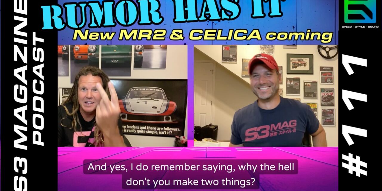 Rumor Has It: MR2 and Celica are coming back