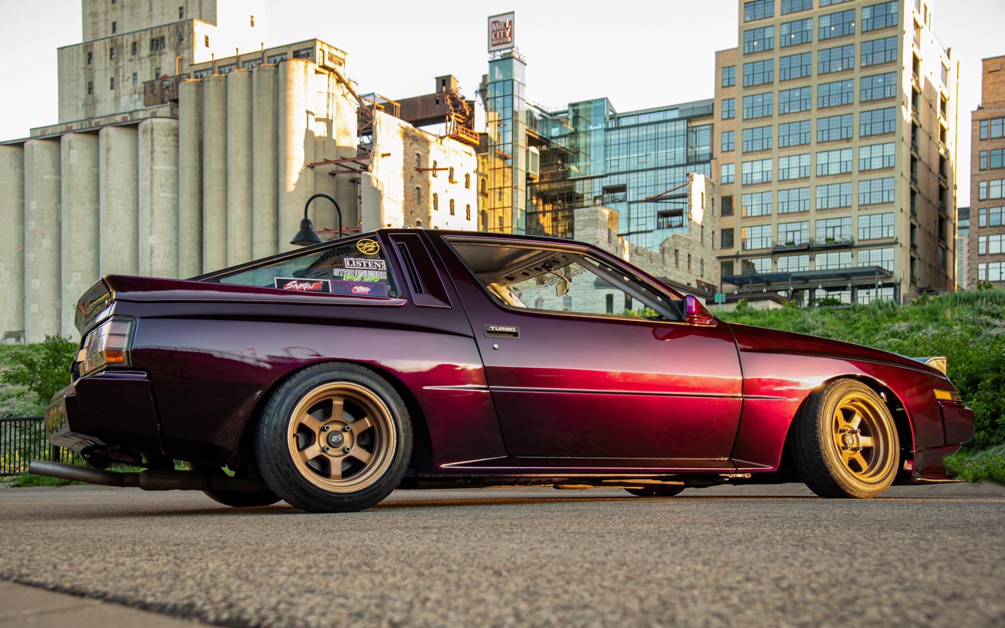 Mitsubishi Starion whodoo voodoo purple blaze berry