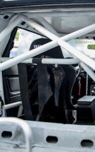 Starion roll cage and racing seats