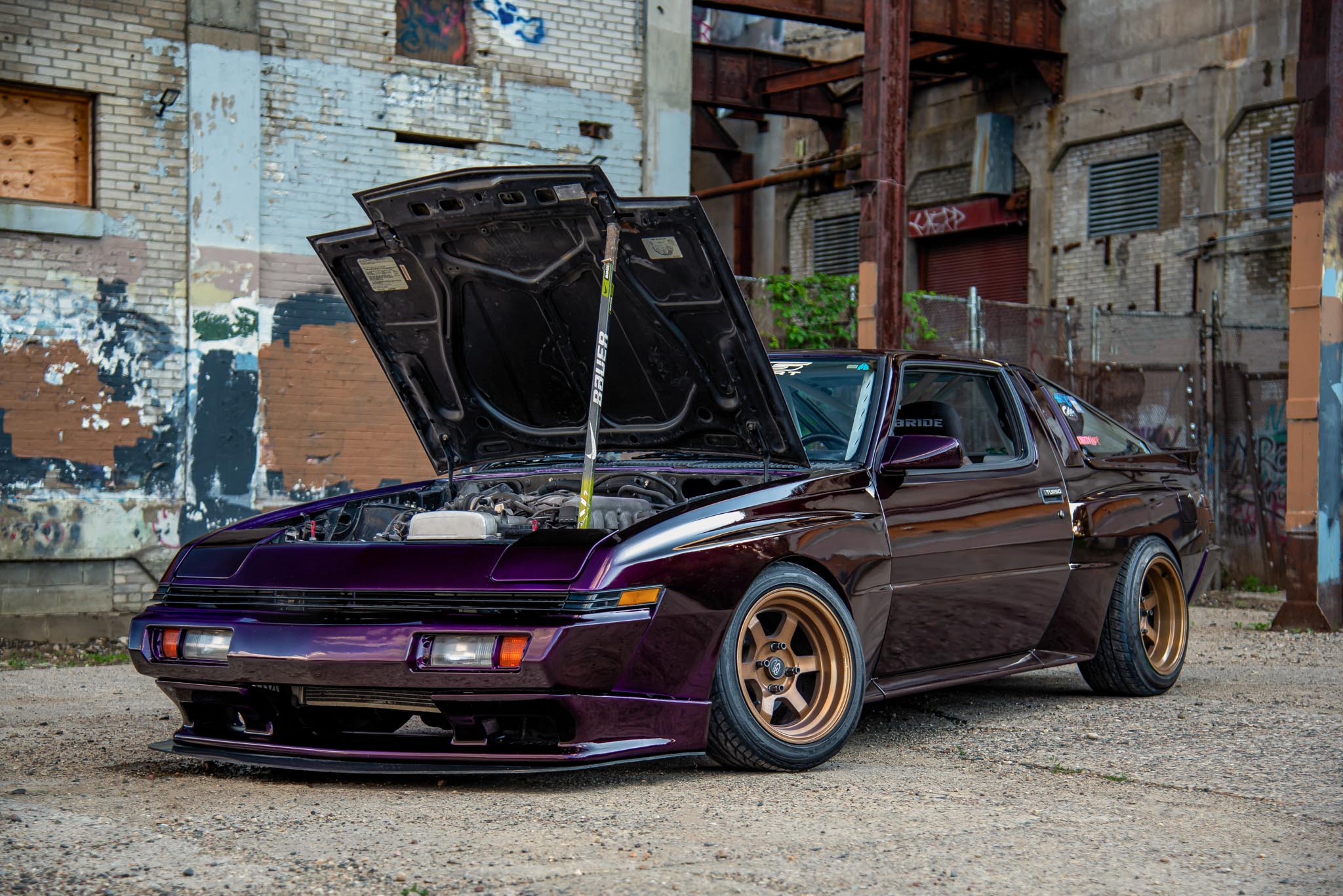 lowered Mitsubishi Starion