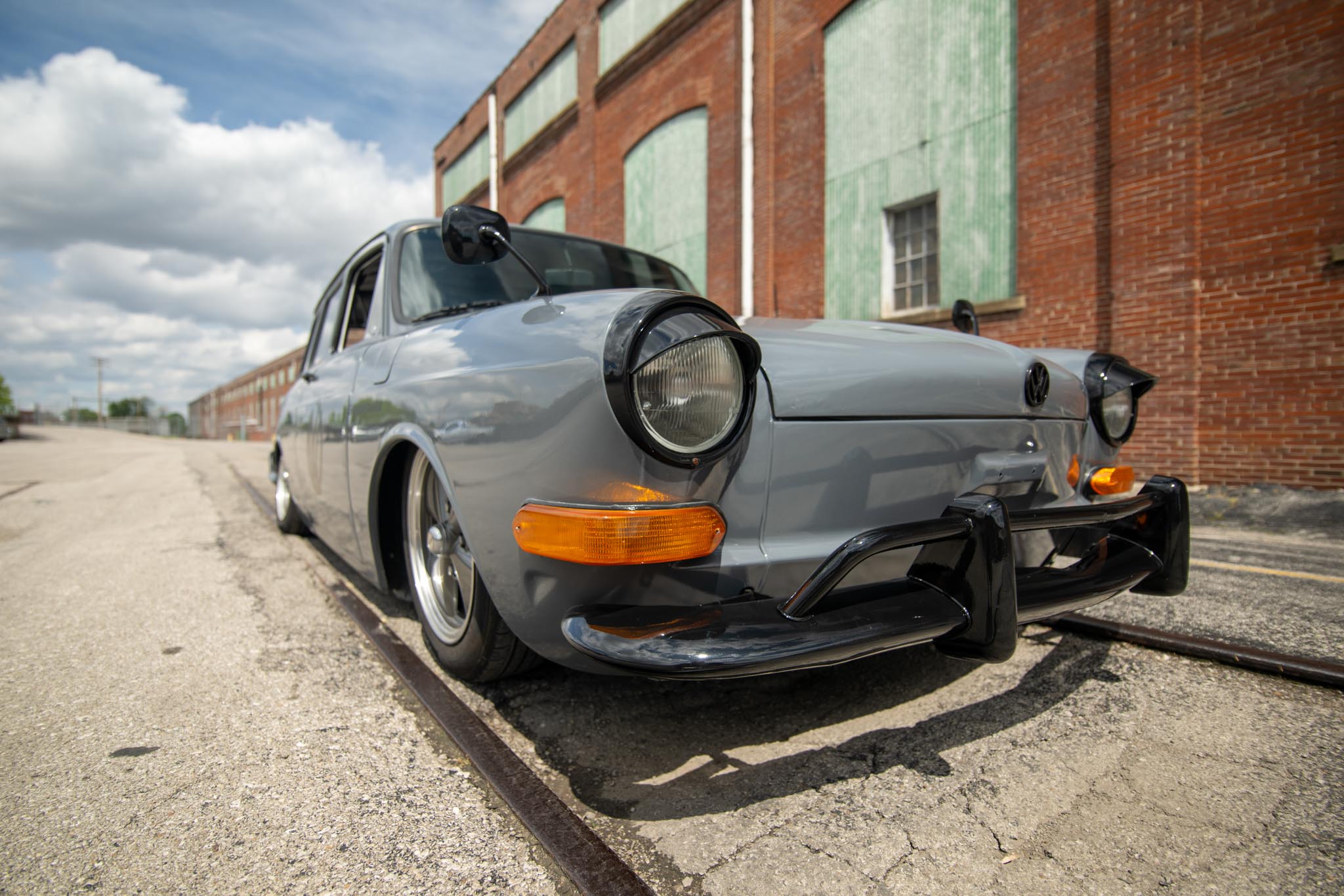 Squareback with Karmann Ghia bumpers