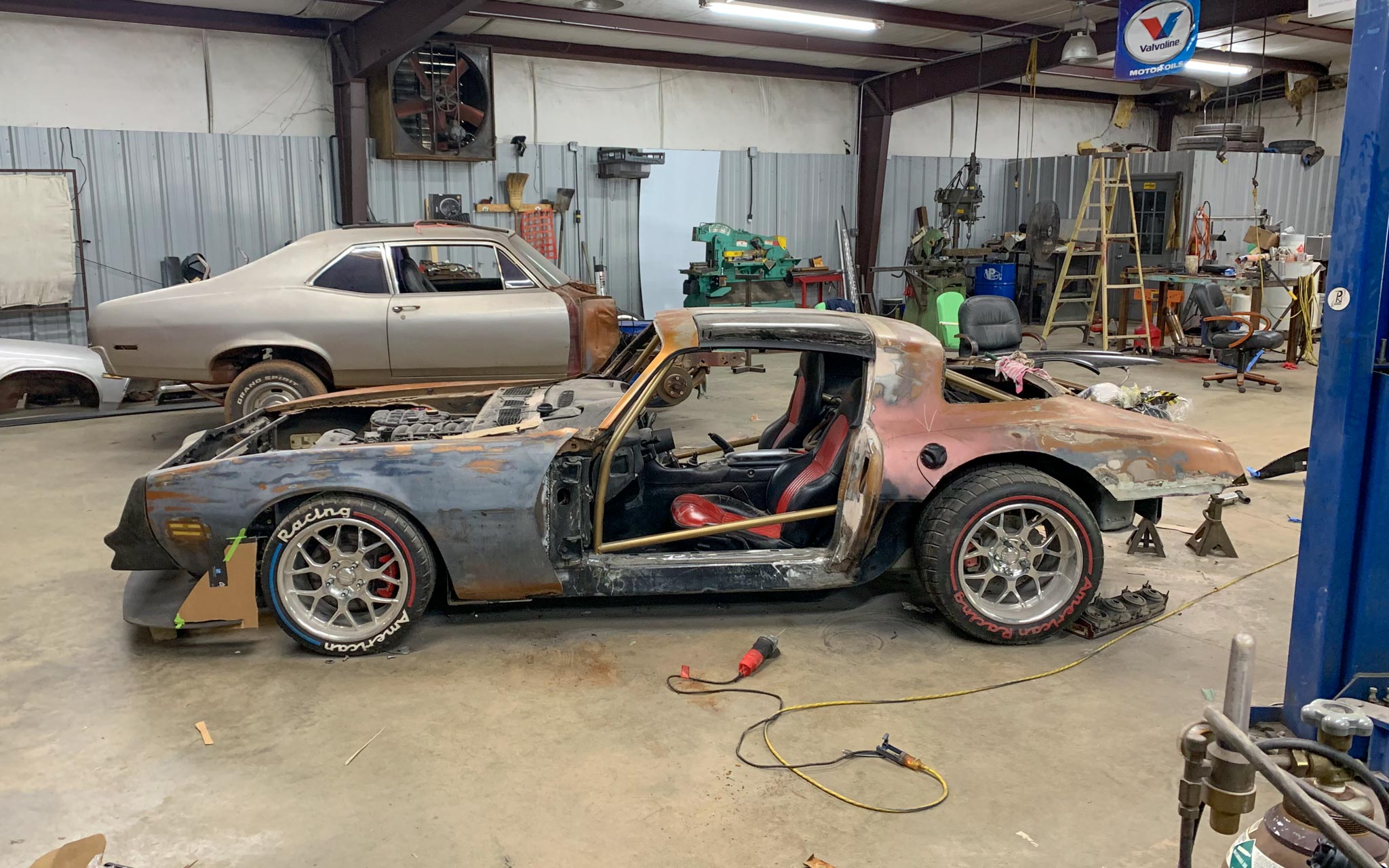 shortened firebird Trans Am restomod