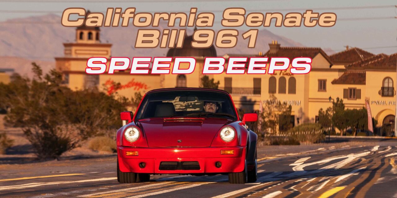 California Senate Bill 961 mandates ‘Speed Alert Systems’ by 2030