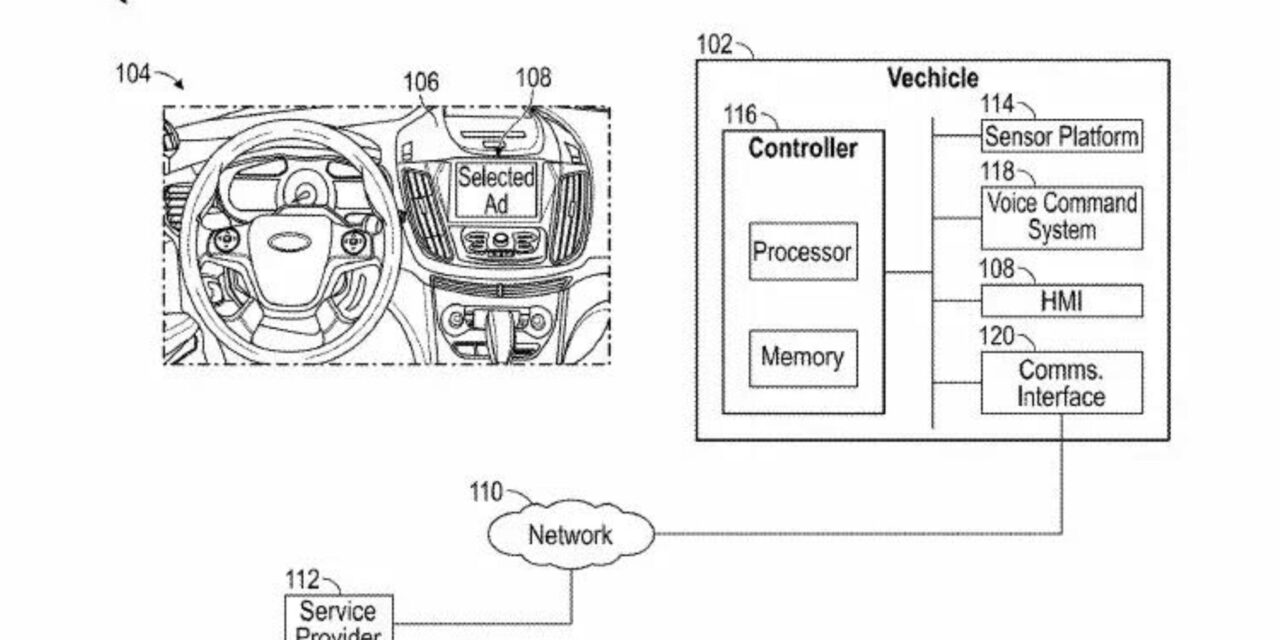 Ford Patent for In-Vehicle Advertising