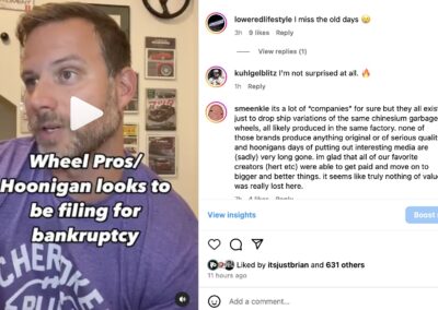 Wheel Pros / Hoonigan Bankruptcy?