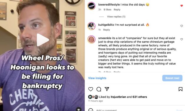 Wheel Pros / Hoonigan Bankruptcy?