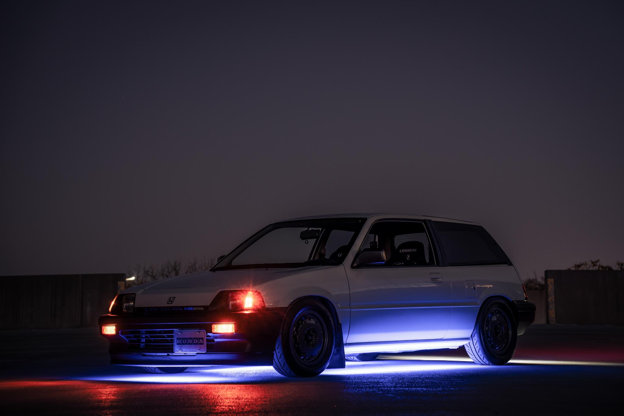 Civic underglow neon