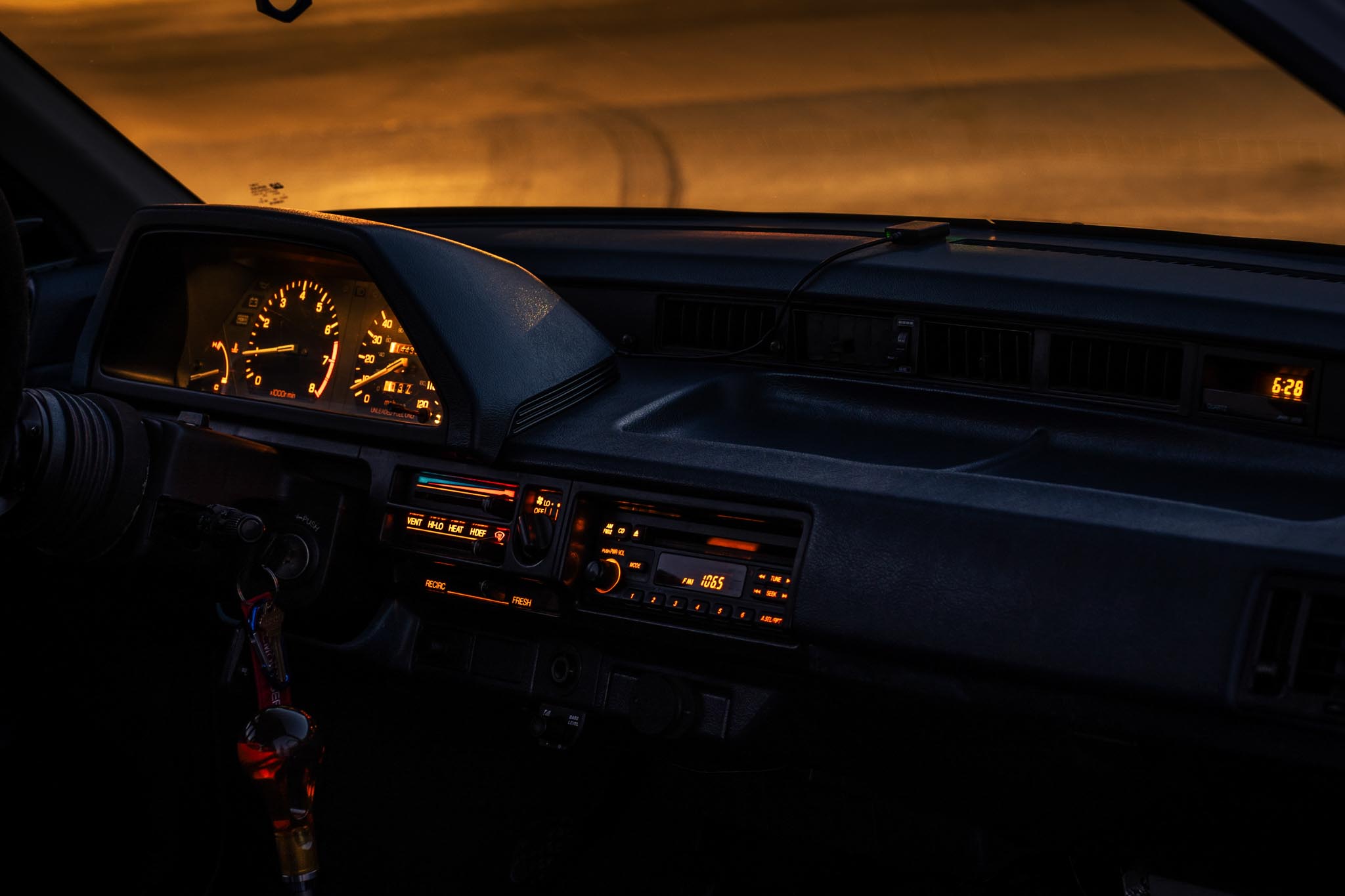 80s civic sunset gauges