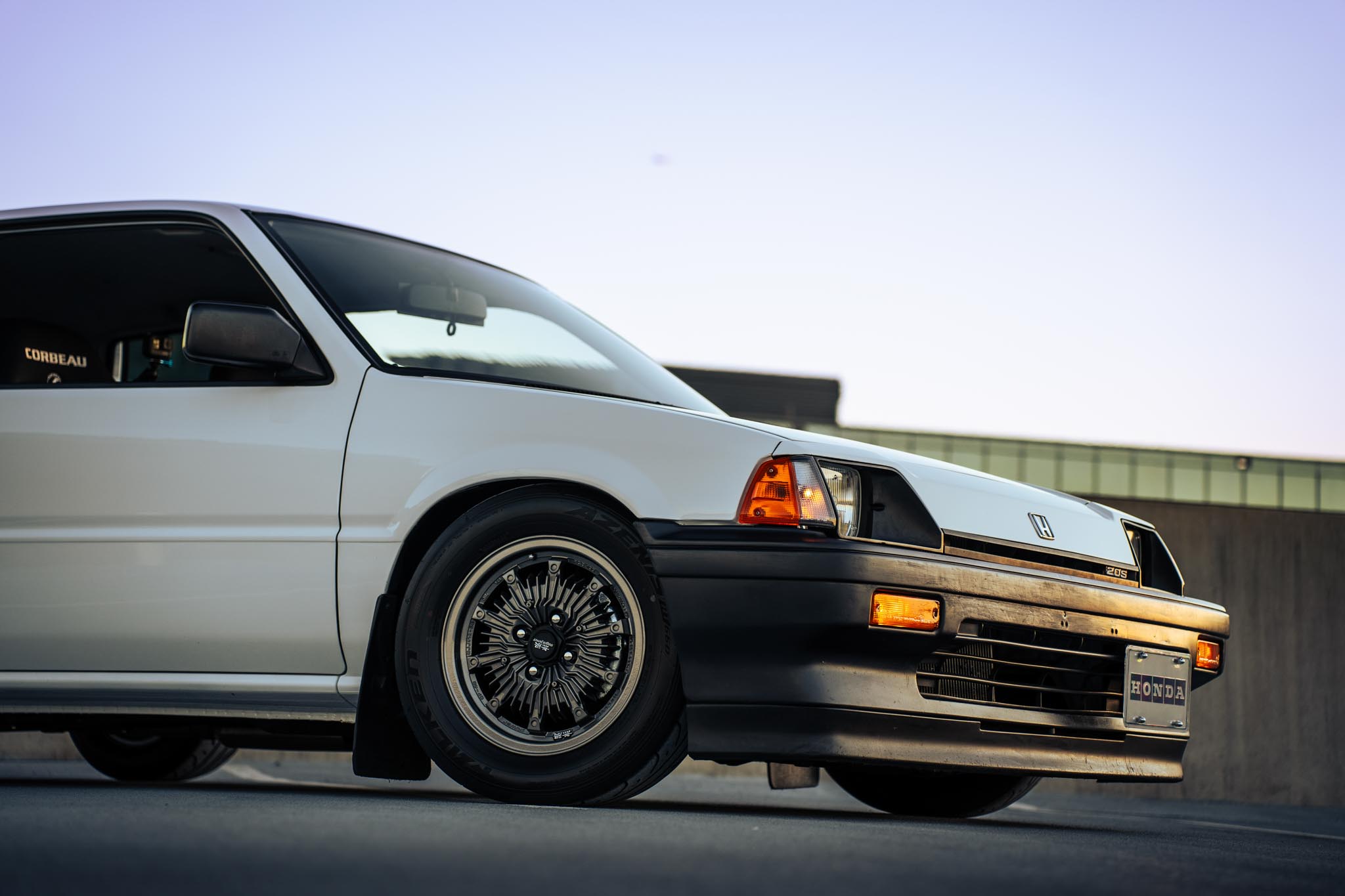 Honda Civic with Mugen CF-48 wheels