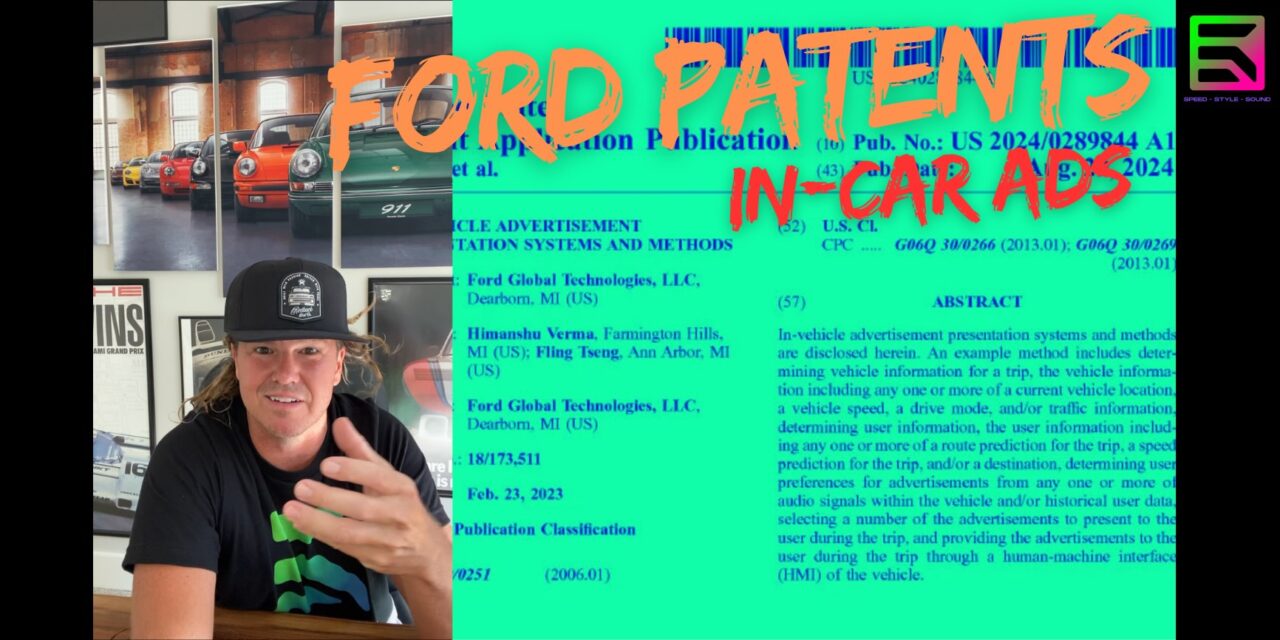 Ford Patent’s In-Car Ads