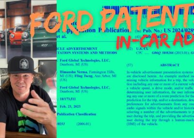 Ford Patent’s In-Car Ads