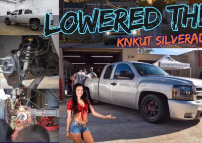 Lowering the KnKut Silverado