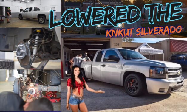 Lowering the KnKut Silverado