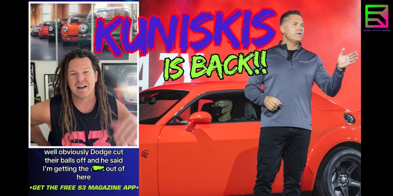 Tim Kuniskis is back!