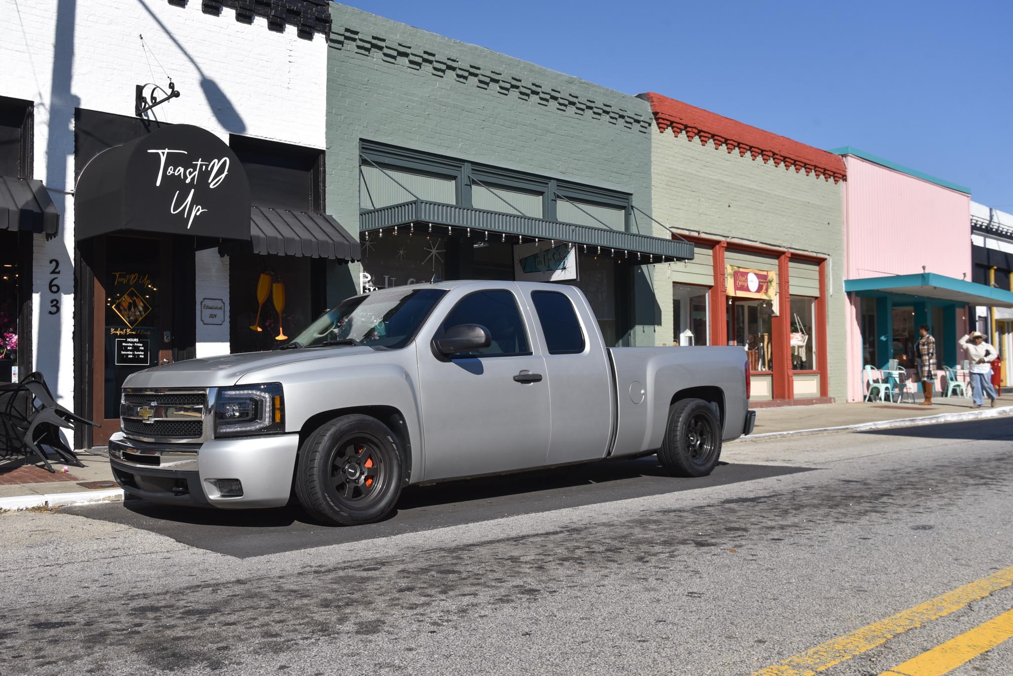 Silverado Wilwood brakes Belltech lowering kit