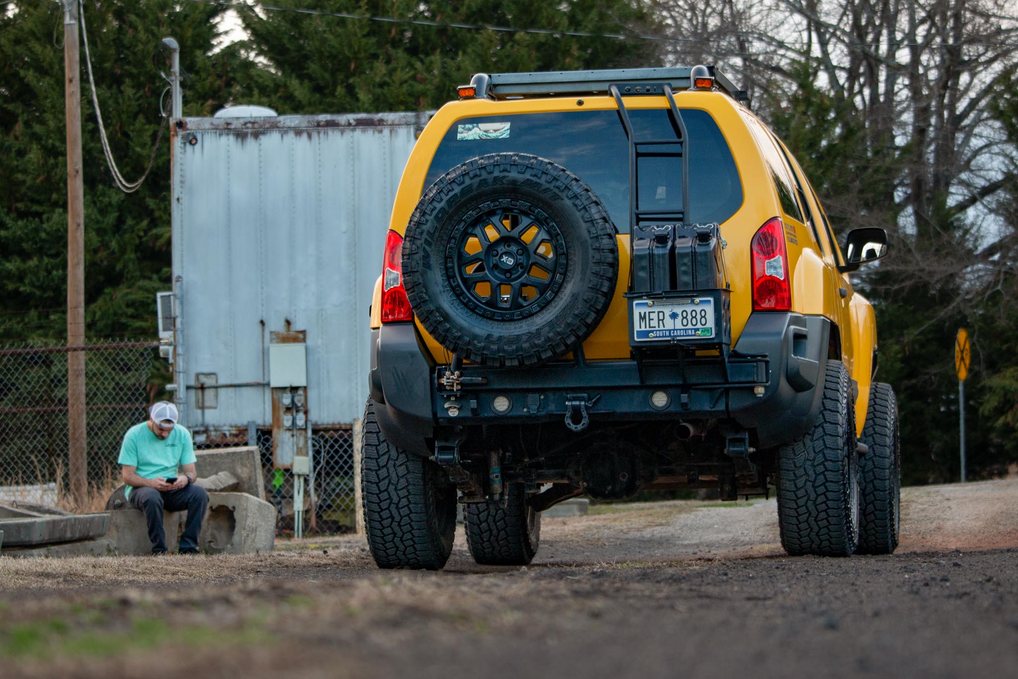 Nissan Xterra spare tire carrier