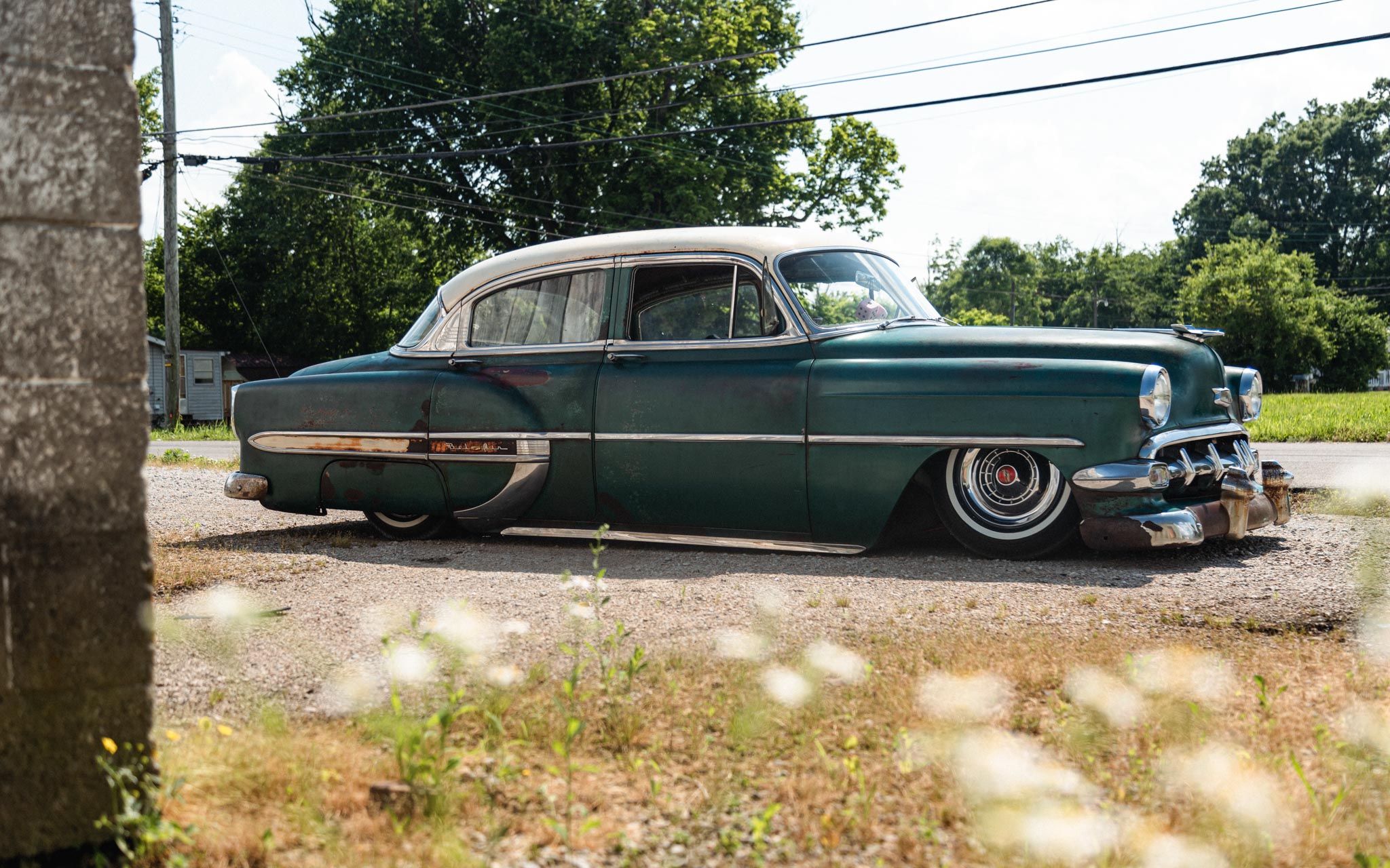 54 Bel Air bagged