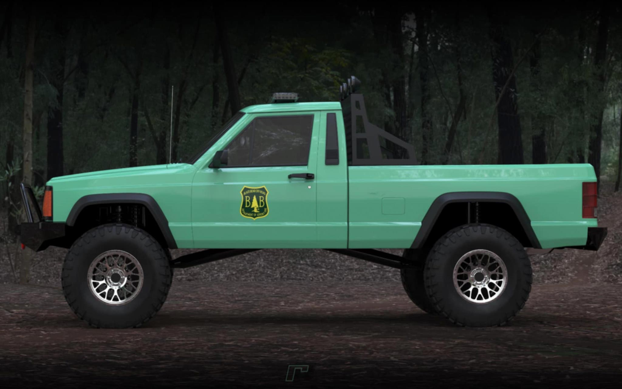 Jeep Comanche 35s