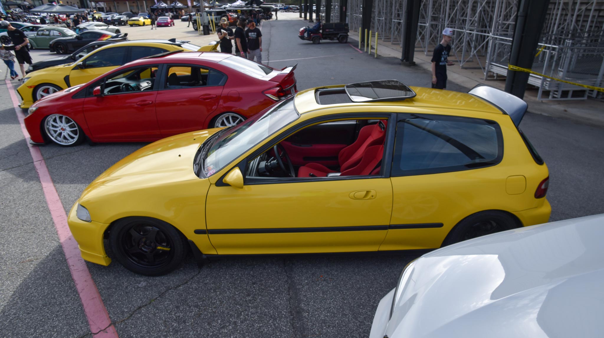 Yellow EG Civic