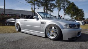 bagged E46 M3 convertible