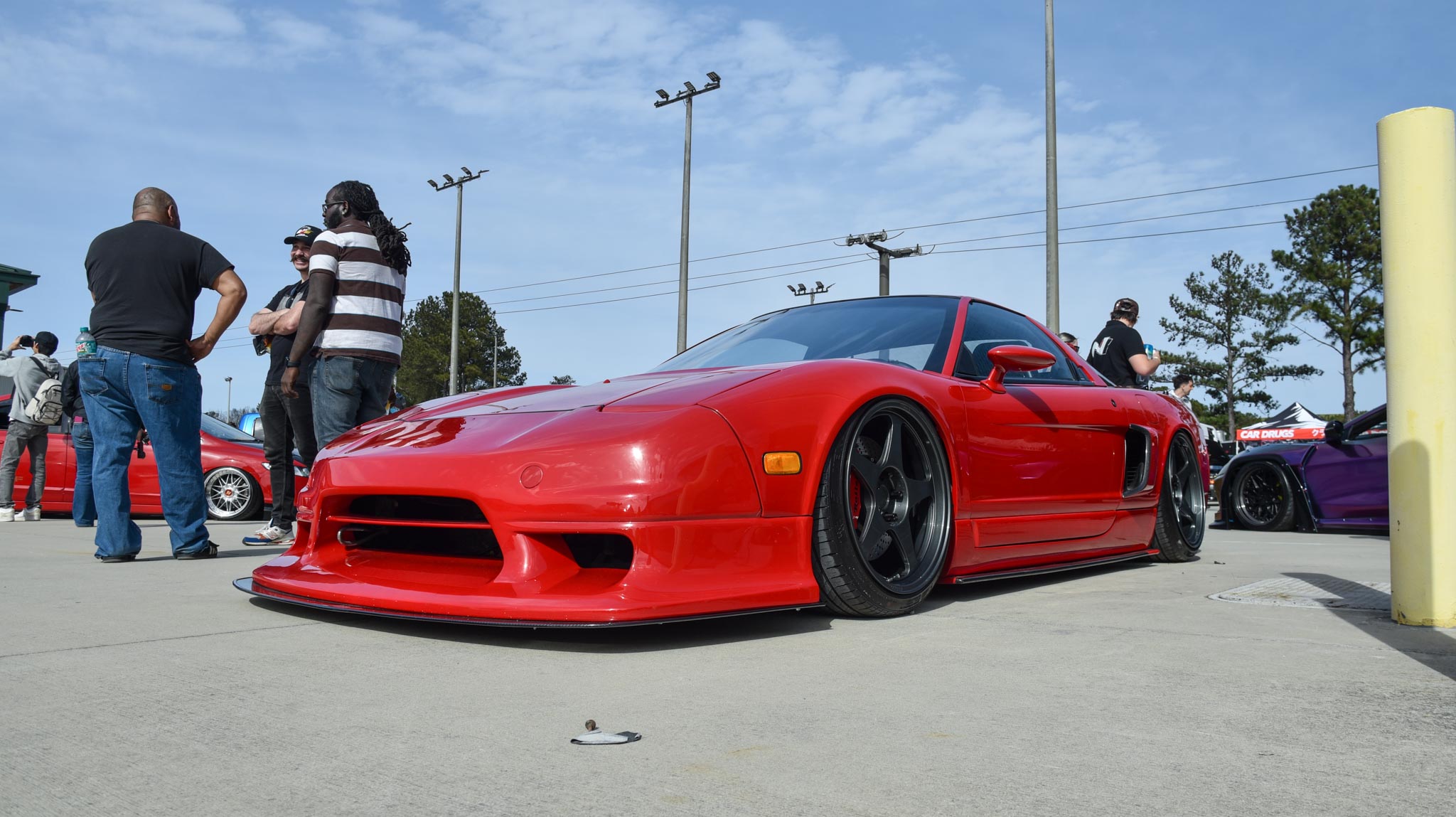 lowered Acura NSX