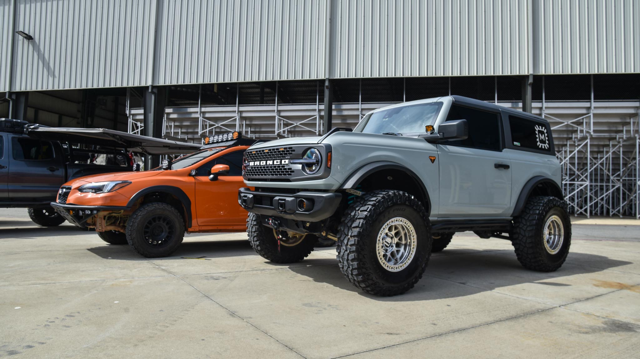 lifted 2 door bronco