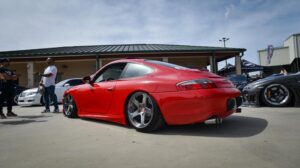 bagged Porsche 996