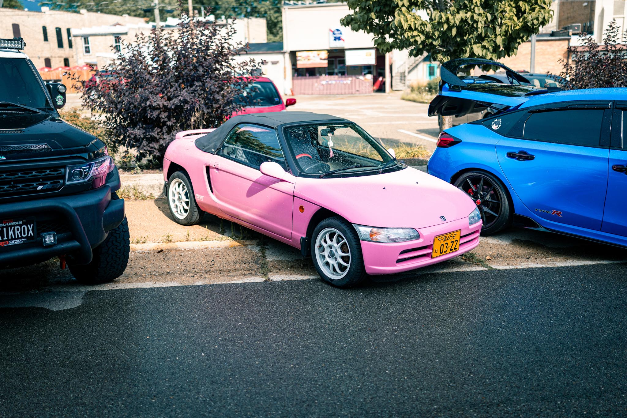 Pink Honda Beat