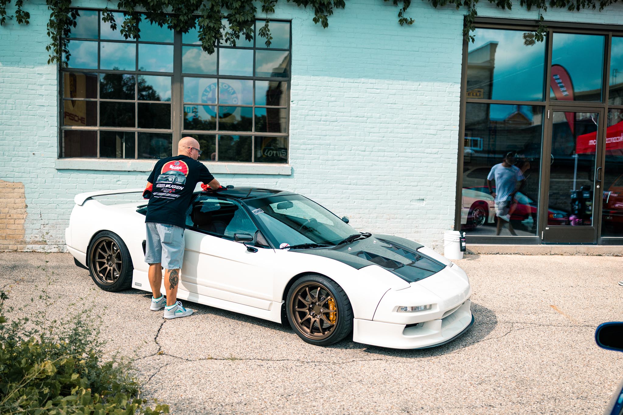 white NSX