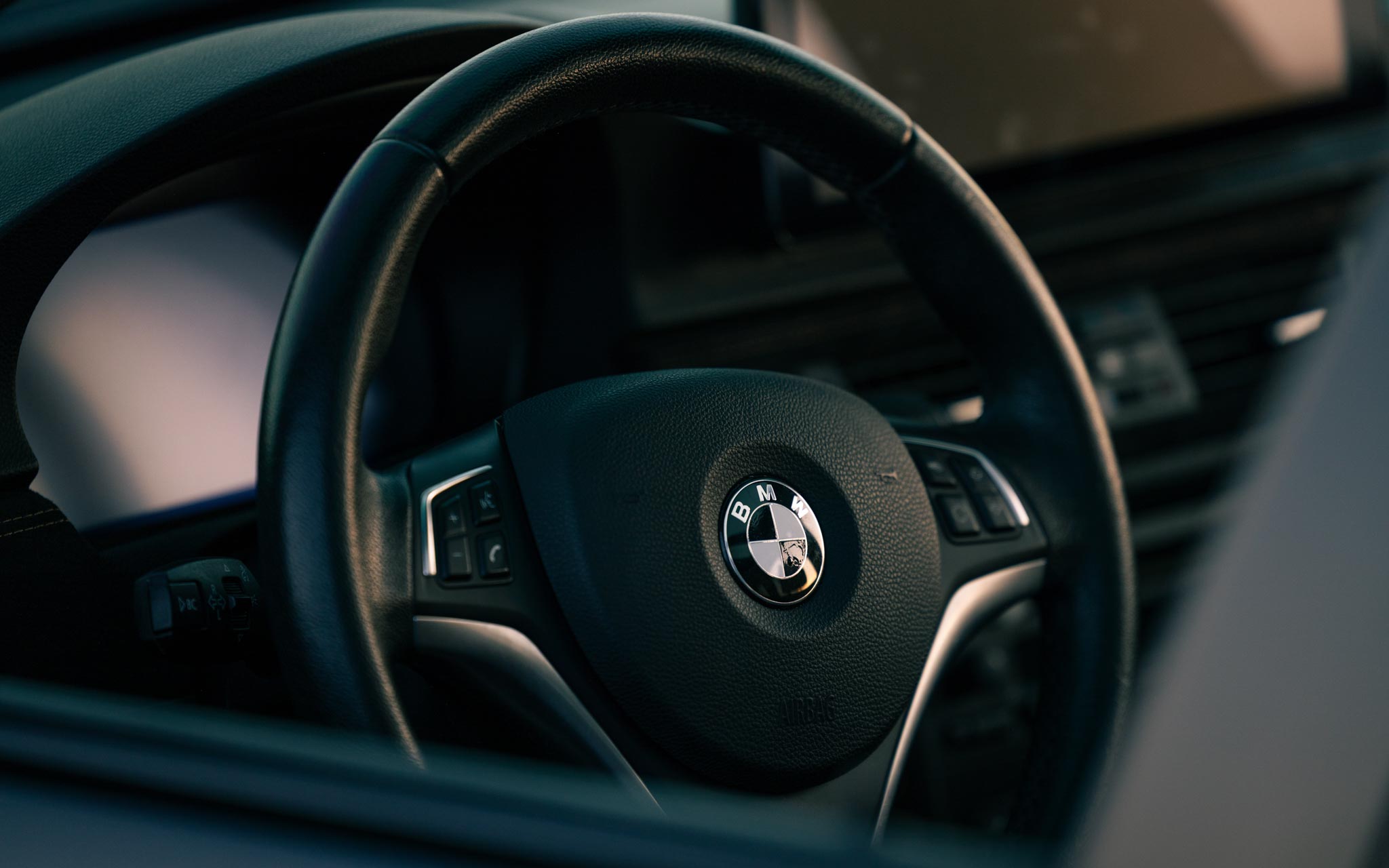 BMW steering wheel