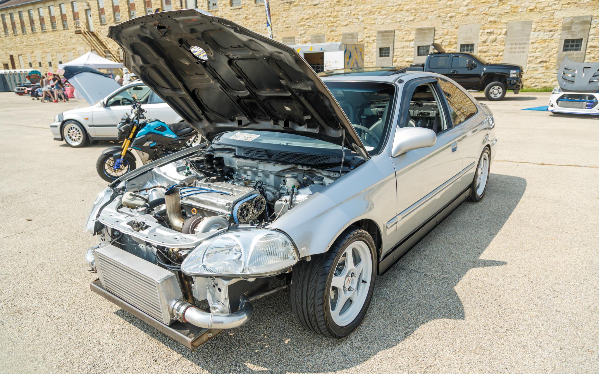 boosted Honda Civic