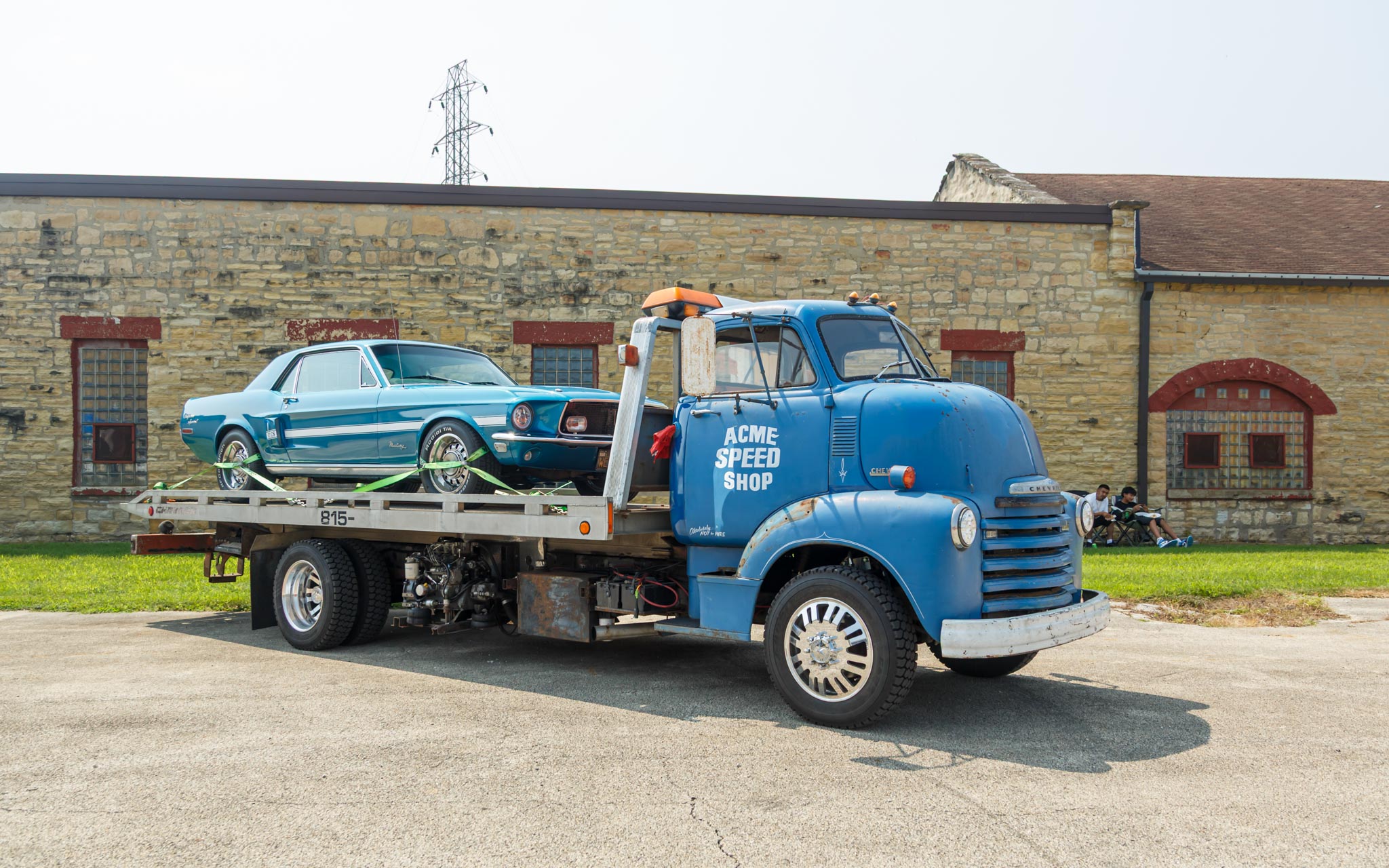 vintage car hauler