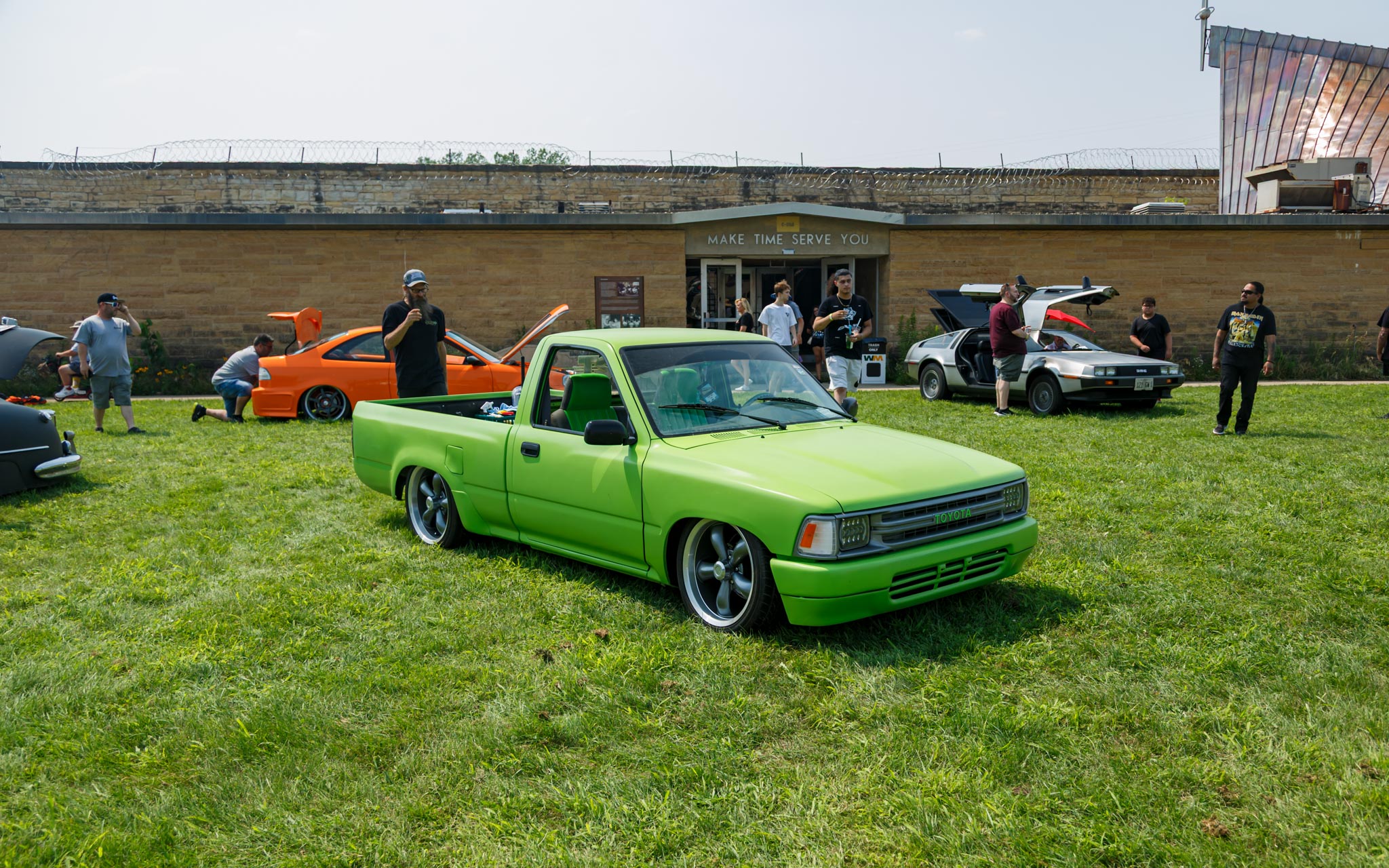 green Toyota pickup