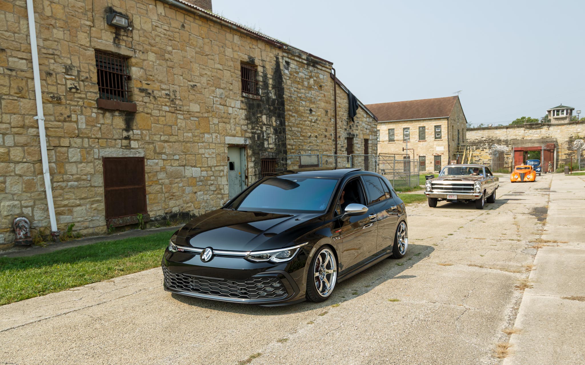 black lowered MK8 GTI