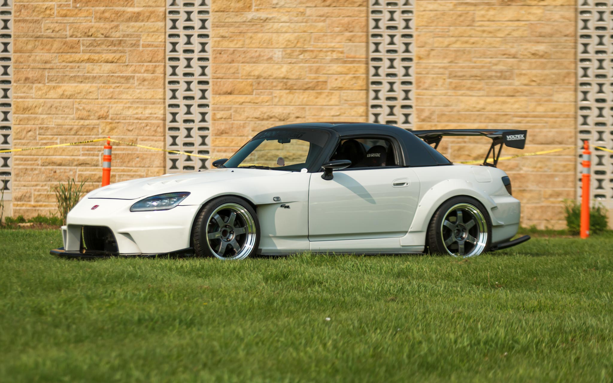 White S2000 with hardtop