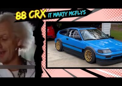 My 88 CRX isn’t just fast – it Marty McFlys