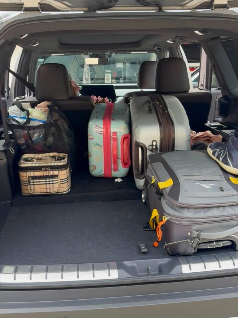 Lexus TX 350 cargo space