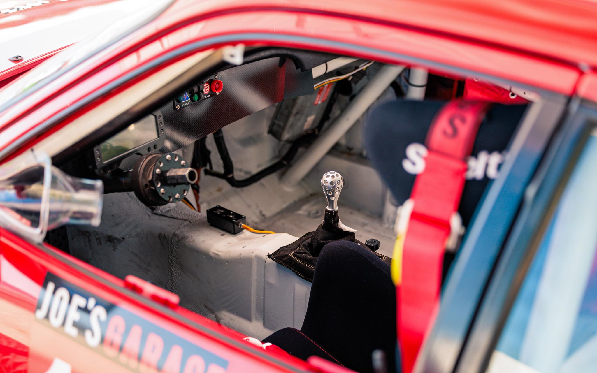 Porsche 944 race car interior