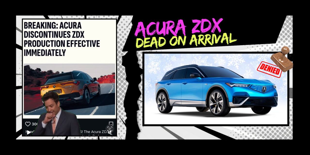 Acura ZDX Ends Production