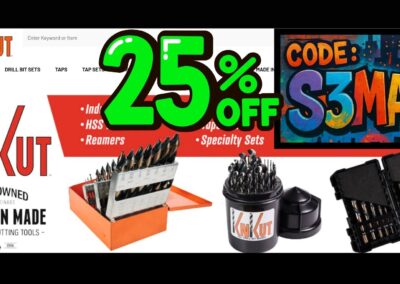 25% off KnKut Drill Bits – Coupon Code S3MAG