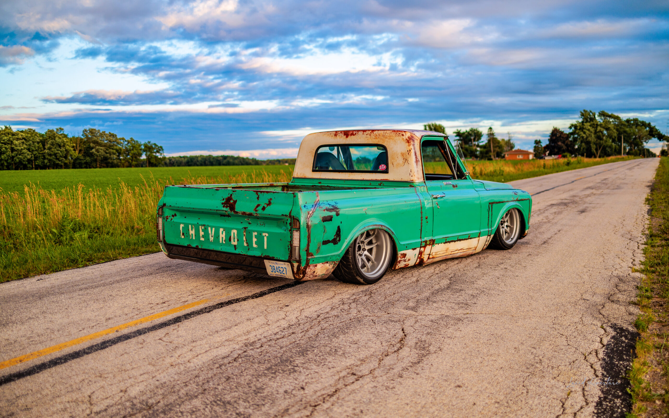 old Chevy pickup