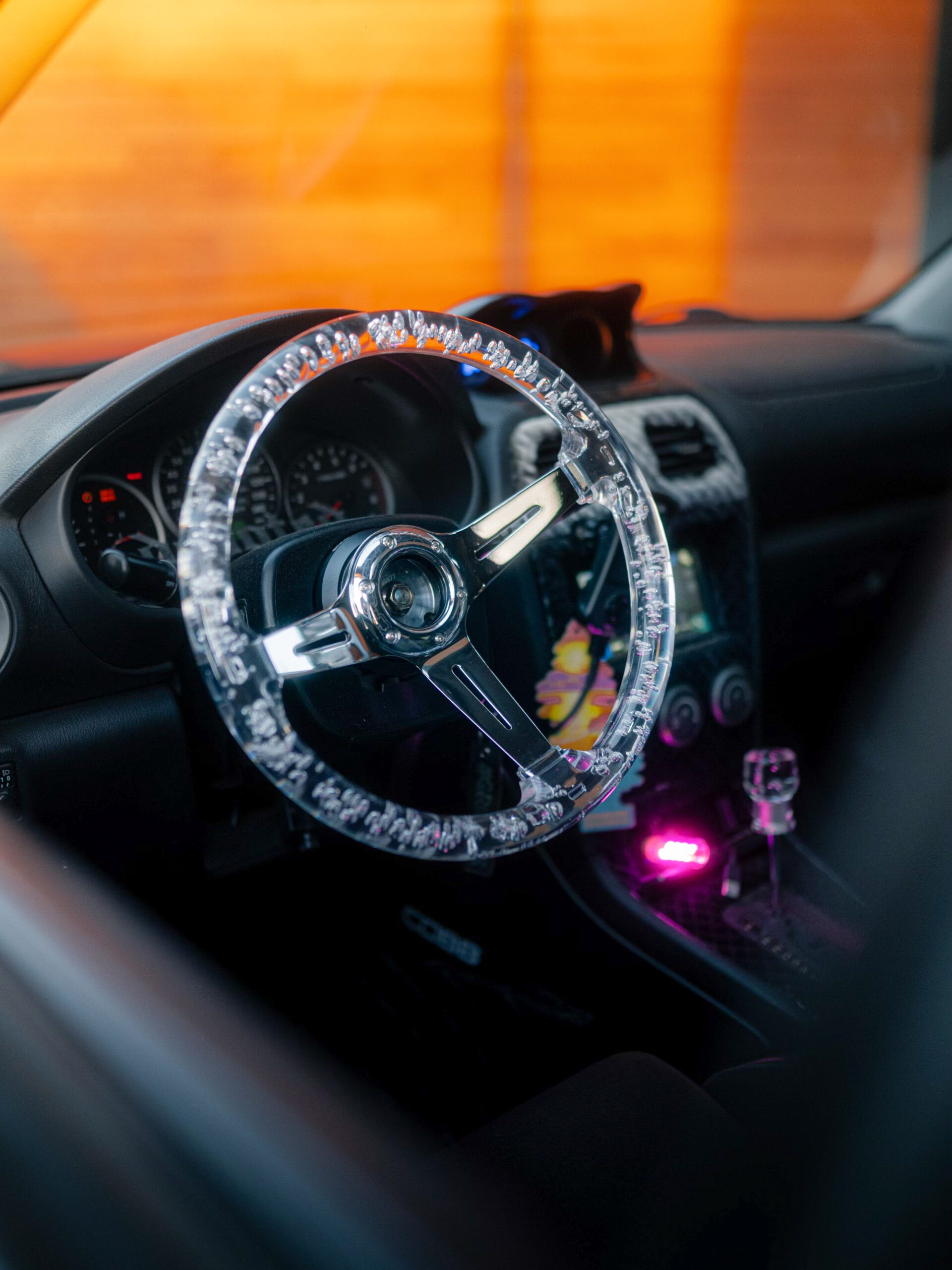 custom steering wheel