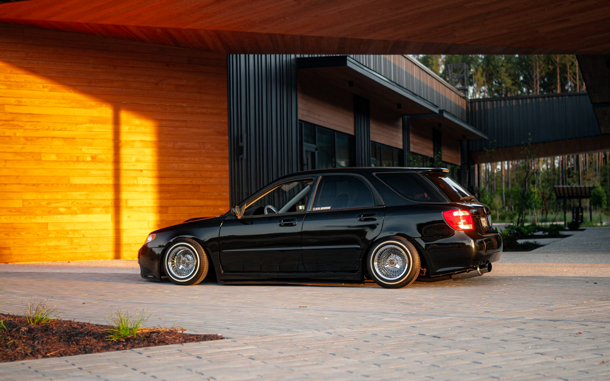 hundred spoke wheels on Subaru