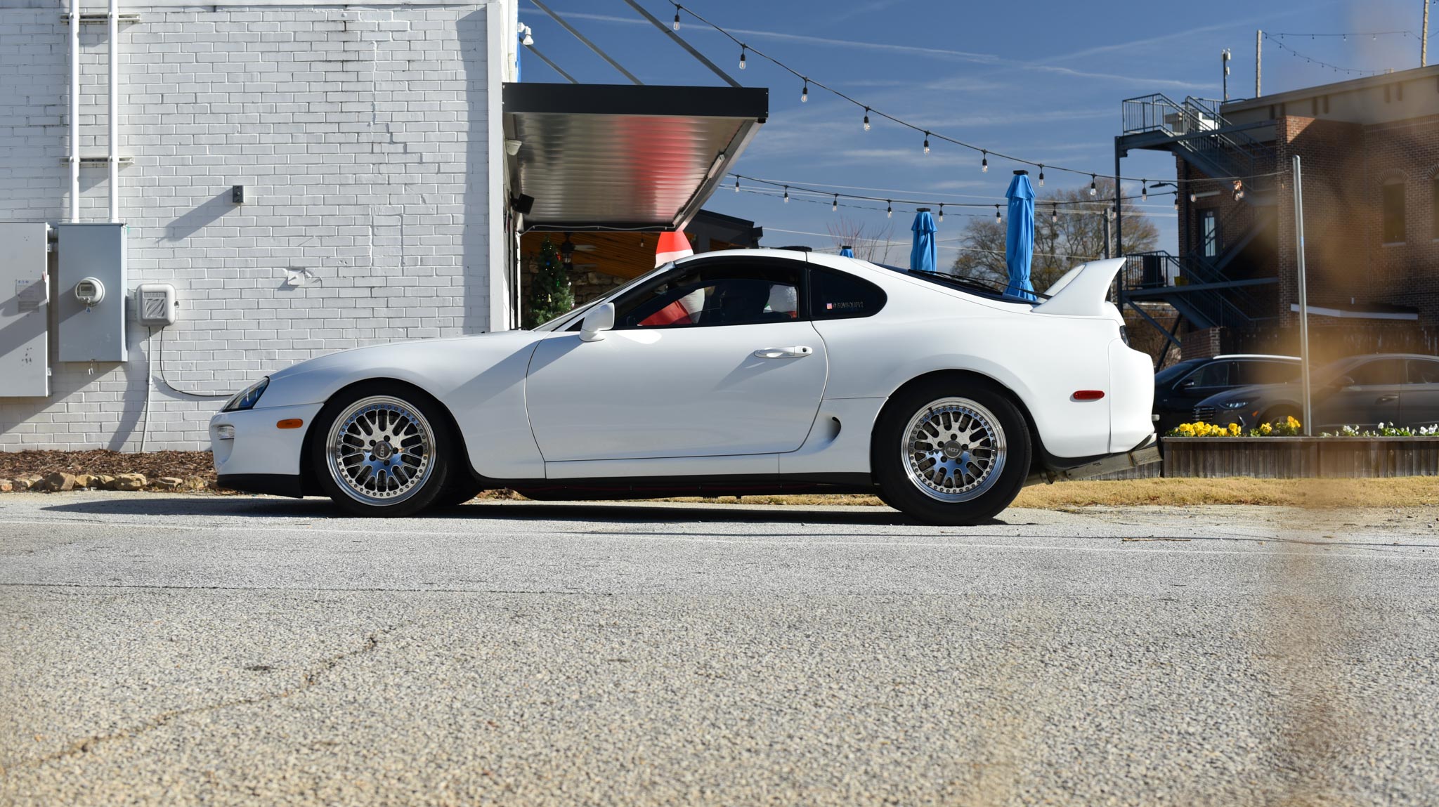 White Supra CCW wheels
