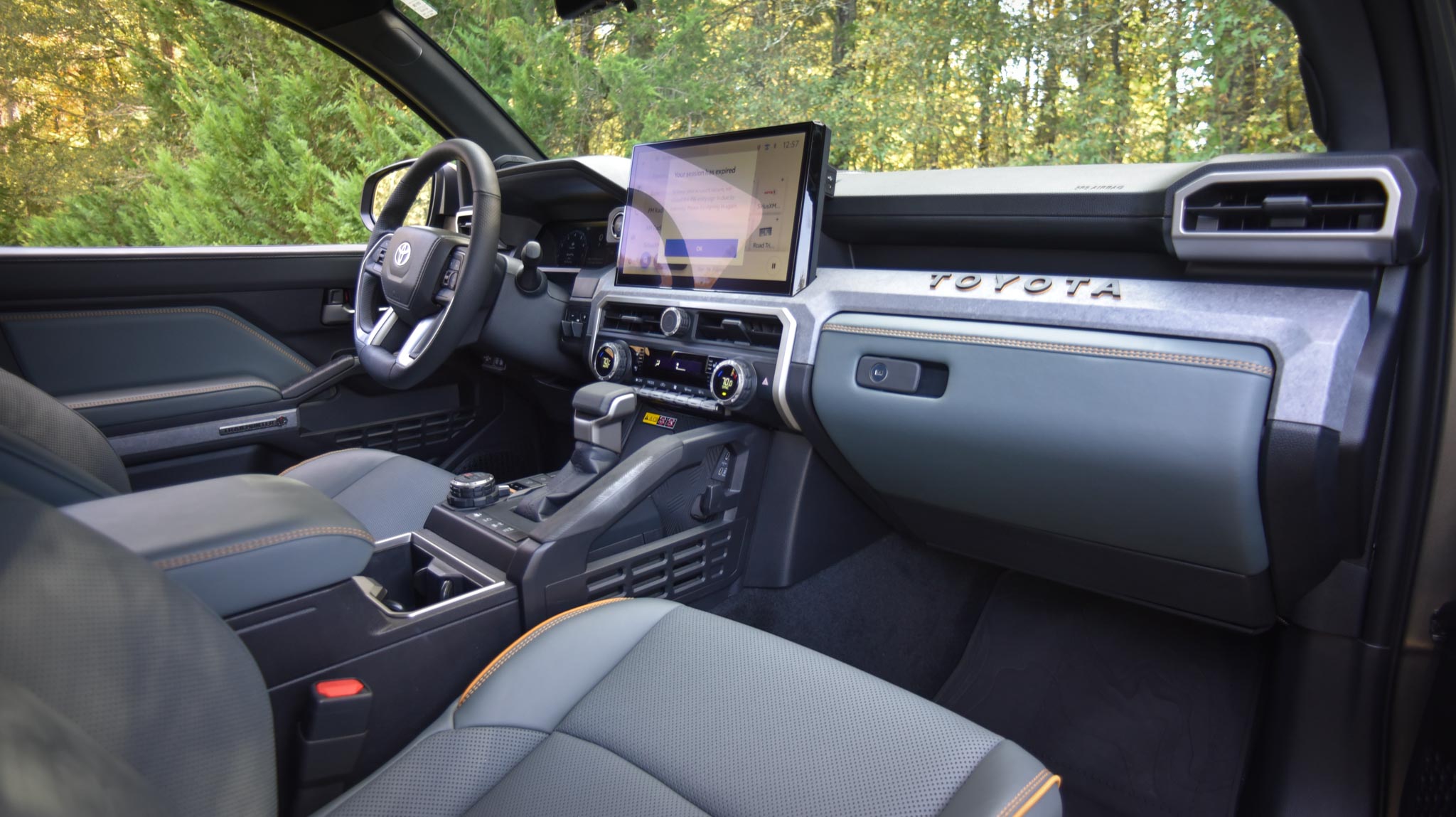 Tacoma Trailhunter interior